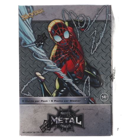 spider-man metal blaster box|skybox metal universe spider man.